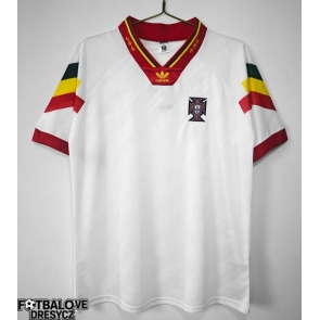 Portugalsko 1992 Retro Venkovní Dres Krátký Rukáv